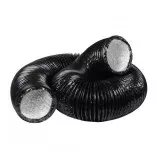 Aluminiu ondulat negru 127mm