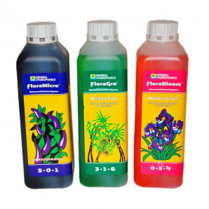 Set de îngrășăminte FloraSeries pentru apă dură 1 litru