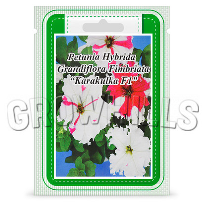 PS Петуния гибридная Grandiflora Fimbriata "Каракулька F1" 100 сем