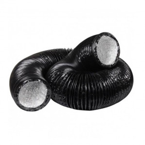 Aluminiu ondulat negru 127mm