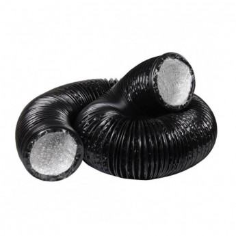 Aluminiu ondulat negru 127mm