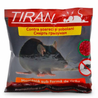 Приманка Tiran против мышей и крыс (пшеница красная) 300 г
