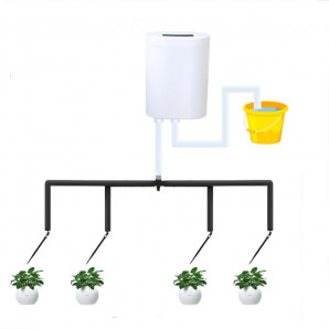 Irigare automata prin picurare pentru 4 plante 