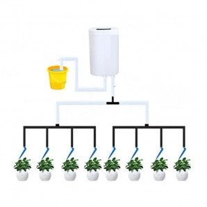 Irigare automată prin picurare pentru 8 plante