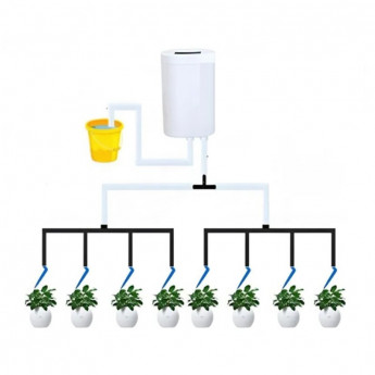 Irigare automată prin picurare pentru 8 plante