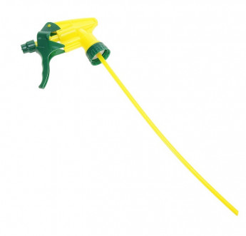Duza de pulverizare, tub 29 cm, galben, plastic