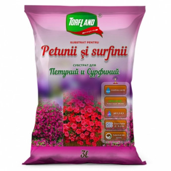 Substrat Torfland pentru petunii si surfinie 3 l